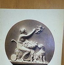 [Woman with a Basket of Putti and a Dog]